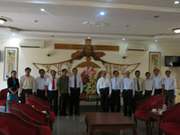 Dong Nai provincial leaders attend ordination anniversary of Bishop Dominic Nguyễn Chu Trinh 